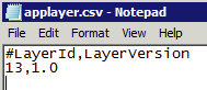 Exportlayers csv