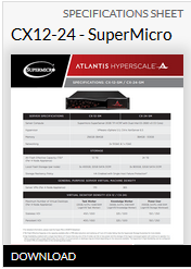 Specsheet cx12 24 supermicro